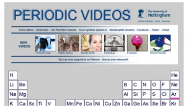 化学元素周期表科普视频网