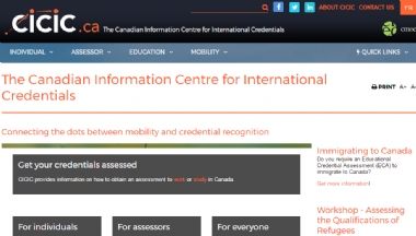 加拿大国际资历认证信息中心