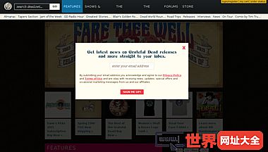 官方网站of the Grateful Dead