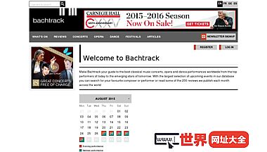achtrack巴赫的古典音乐网站