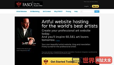 网站为艺术家的索-你的专业
