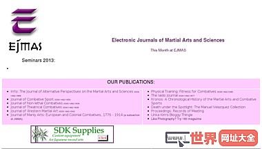 Electronic Journals of the Martial Arts and Sciences (EJMAS)