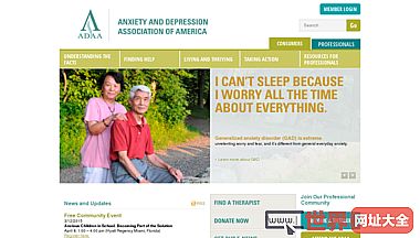 家里的焦虑和抑郁协会的美国ADAA