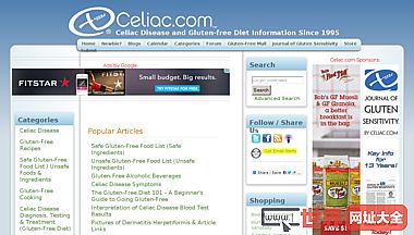 Celiac Disease and Gluten-Free Diet Support Center