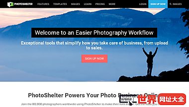 网站托管- photoshelter卖摄影照片