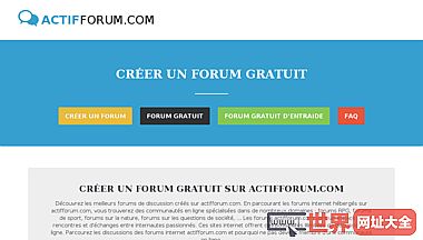 Créer un forum