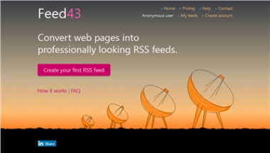 网站RSS订阅源生成工具