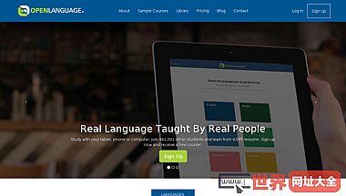 在线新语言学习平台