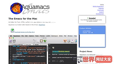 aquamacs：Emacs的Mac OS X
