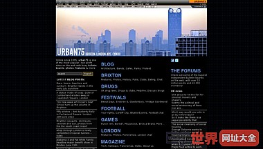 urban75电子杂志具有公告板足球政治