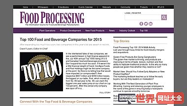 Food Processing on the Web