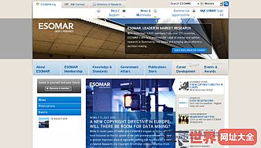 协会的市场、社会和民意研究- ESOMAR