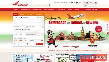 印度航空公司官网