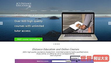 远程教育和在线课程的ACS远程教育