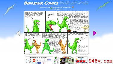 恐龙漫画- -令人敬畏的乐趣时代