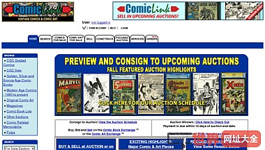 在线古董漫画和漫画艺术拍卖