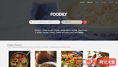 可视化菜谱搜索订阅平台