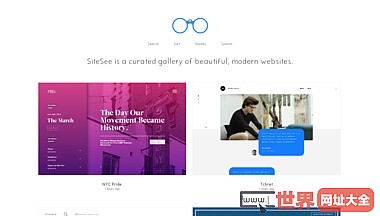 网页设计灵感画廊