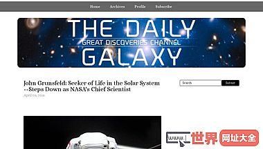 The Daily Galaxy: News from Planet Earth & Beyond